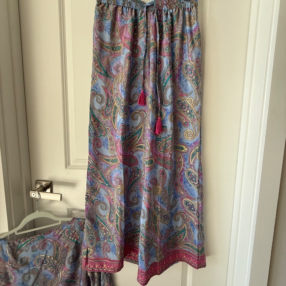 Two-Piece Boho Top/Pant Set - Picture 3 of 5